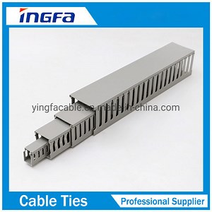 [Hot Item] Cable Wiring Slotted Duct Grey Color