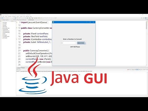 Java Swing GUI Currency Converter