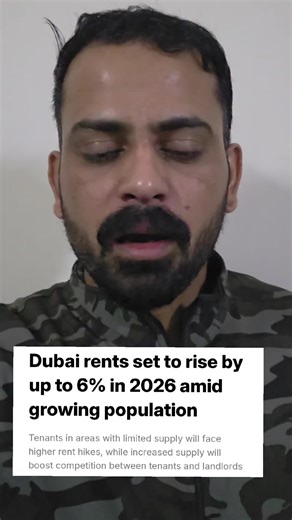 ‏Dubai Rents Set To Rise By 06%. . . #rent #propertyindubai#property