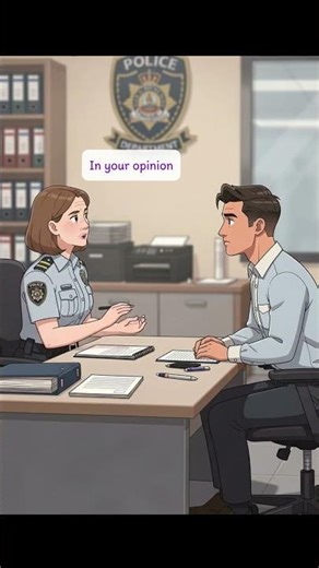 Police Job Interview #englishconversation #speakenglish #learnenglish #interview
