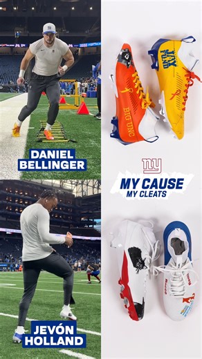 37K views · 246 reactions | Cleats with a cause  | New York Giants | Facebook