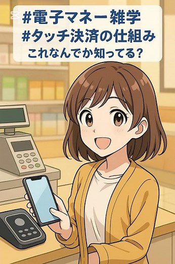 電子マネーの“ピッ”の速さって、実は種類や仕組みで変わるんです。SuicaとQUICPay、同じようで違う📱#電子マネー雑学 #決済の仕組み #保存推奨 #雑学 #アニメ #漫画