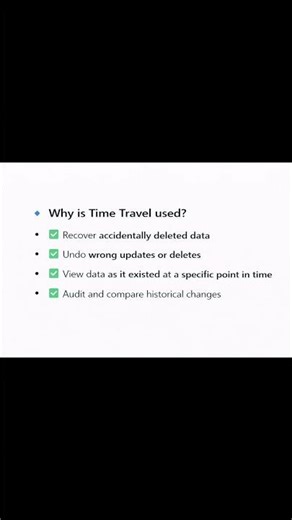 snowflake interview questions.What is time travel in snowflake..#interview #snowflake