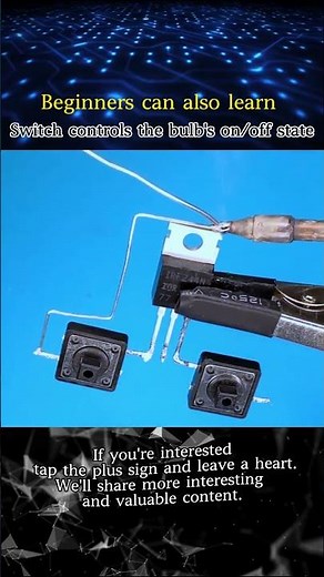 Switch & Bulb Tutorial – Perfect for Beginners! #mosfet #smartphone #powersource #automobile