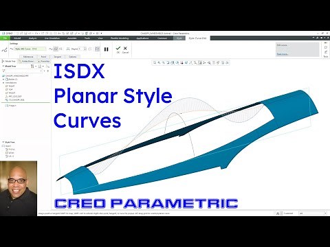 Creo Parametric - ISDX | Style Tool - Planar Curves