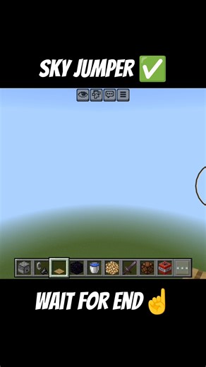 Minecraft best sky jumper😱ll Minecraft fly in the sky🤣ll #speedsong #funboard #skyclimbers #speed
