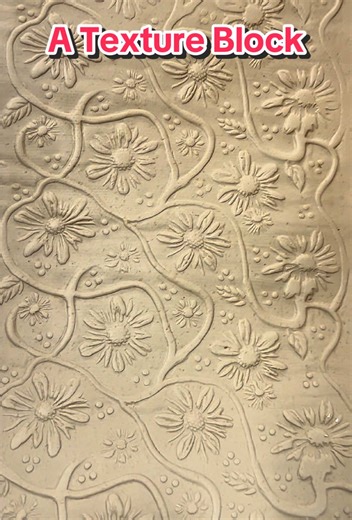 Hand Building a Texture Block for Pottery