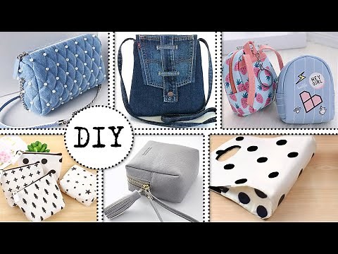 6 SUPERB DIY BAG TUTORIALS BEGINNER FRIENDLY CRAFT Old Clothes Recycle Ideas