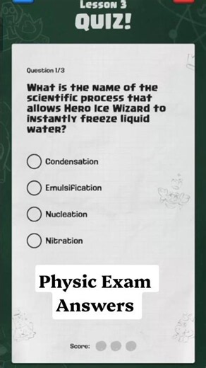 FINAL Exam Quiz Answers PHYSICS LESSONS 3 THE CLASS ROOM #clashroyale #quiz #clashRoyalquiz