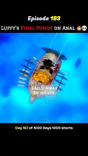 EP 193 Luffy Final Punch On God 😱 #onepiece #anime #luffy