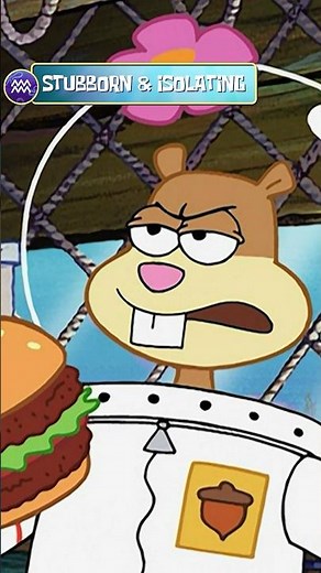 spongebob zodiac: aquarius ♒️ | spongebob #shorts