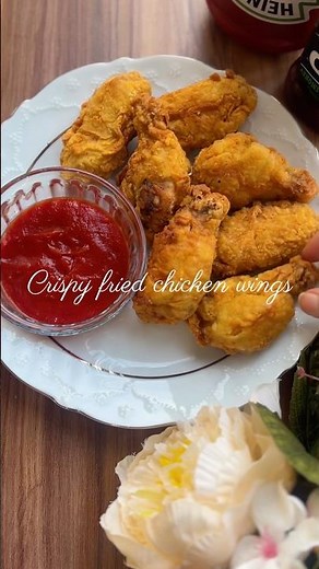 The Secret to Extra Crispy Chicken! ✨| Fried Chicken Wings Recipe 🍗