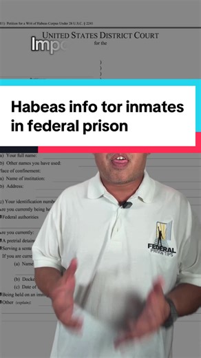 Understanding the Habeas Corpus 2241 Form for inmates in federal prison. We discuss the habeas corpus 2241 fill-in-the-blank form and explain why we don't recommend using it initially due to potential bias against inmates. We cover when you might need this form (FSA credit, distance from home, challenging confinement conditions), where to find it in federal prison law libraries, and our strategy of writing long-form motions first, then transcribing to the official form if required. We share how 