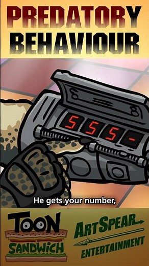 Predator: Bad Dates - TOON SANDWICH #funny #predator #parody #animation #comedy #movie #scifi