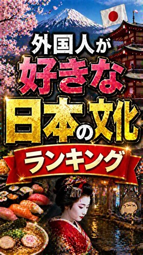 外国人が好きな日本の文化はなに？外国人が好きな日本の文化ランキングTOP10【日本人が好きな海外の文化はなに？】 #クイズ #ランキング #雑学 #勉強