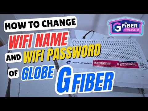 How to Change Globe GFiber WiFi Name & Password Using Cellphone