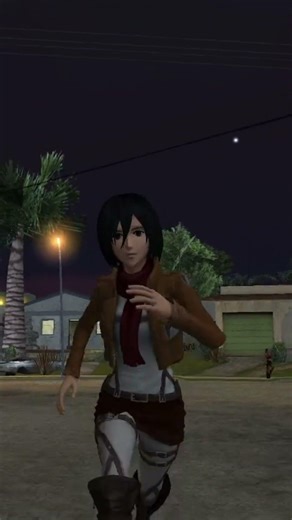 CJ did a Mikasa Ackerman cosplay 🔥