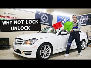 MERCEDES W204 Why Does Not Lock Unlock Central Locking Not Working C250 C300 C180 C200 C220 C280 C32