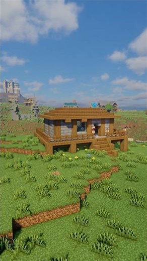 Minecraft’s Simplest Modern Wooden House That Looks Incredible! 🏡✨