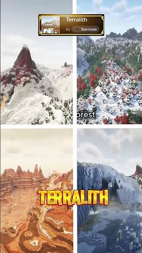 Terralith World Generation Mod (Minecraft Java Mod) #minecraft #texturepvp #minecrafttutorial
