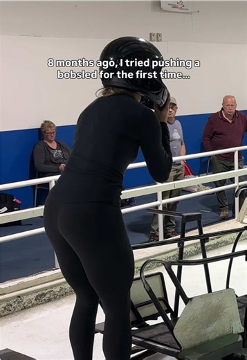 Don’t be afraid to dream big folks, never know where it could take you! 🥹 . . #bobsleigh #winterolympics #milanocortina2026 #dreambig