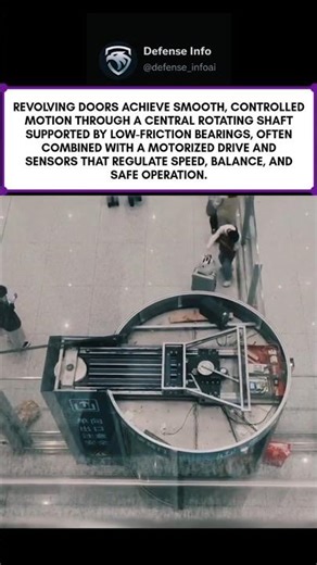 How do revolving doors spin so smoothly? 😳