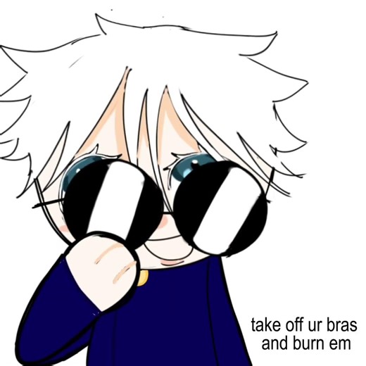 Gojo during the scene where he went to Amanai’s class| ib: ‪@sadieyayy‬ | #satorugojo