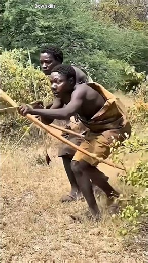 The Hadza and Chabba hunt birds#shortsfeed #youtubeshorts #AfricanWildlife
