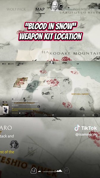 Blood in Snow Weapon Kit Location in Ghost of Tsushima