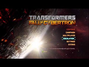 Transformers: Fall Of Cybertron - Intro and Menus
