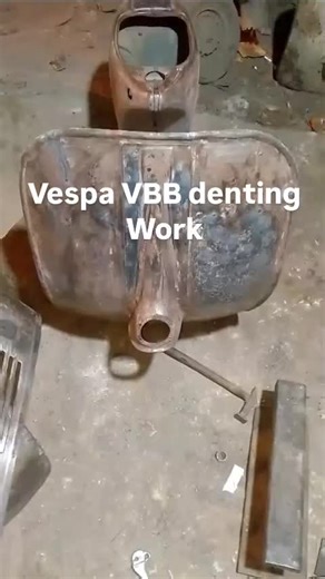 Vespa VBB Dent Repair Process Explained