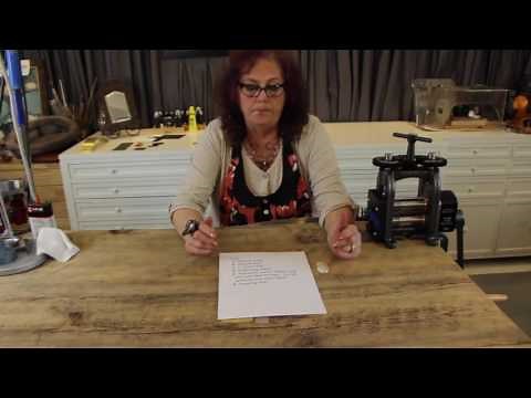 Pepetools 90MM Ultra Mill - Tutorial For Jewelry Making With A Rolling Mill With Nancy L.T Hamilton
