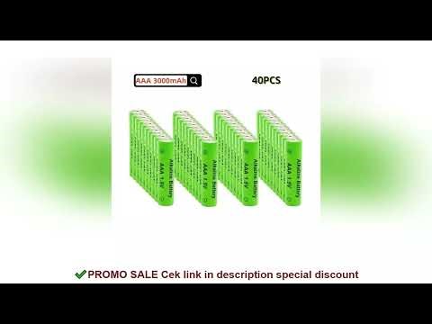 Original Rechargeable Battery AAA 3000mAh 1.5V for Computer Clock Radio Video Game Digital Camera AA