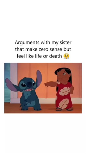 cartoon animation on Instagram: "Fun Fact: This “I’m not touching you” scene from the 2002 Disney classic Lilo & Stitch perfectly shows the wild and messy relationship between siblings, but the movie’s special look actually comes from a very old technique! To save money and create a softer, more storybook-style feeling, the creators used watercolor backgrounds, a method Disney had not used since Dumbo in 1941. This choice gave the Hawaiian setting a beautiful, rich look that humorously contrasts