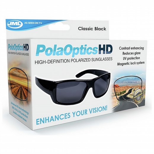 Buy JML HD PolaOptics Black Polarised Sunglass | Accessories | Argos