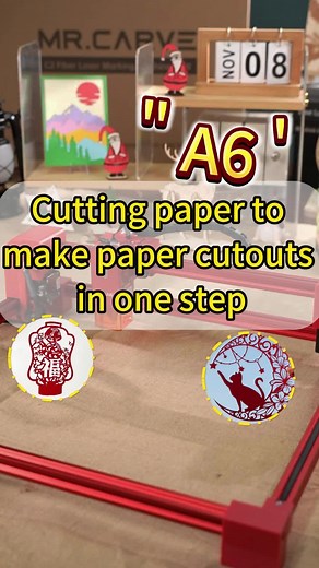 Cut paper to make window clings to add color for the new year.#laser #laserengraving #lasercutting #business #businessideas #แสงเลเซอร์ #การแกะสลักด้วยเลเซอร์