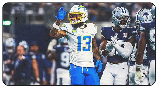 Herbert's Third-Down Shovel Pass Finds Keenan Allen Inside the 1-Yard Line