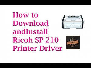 Ricoh SP 210 Printer Driver Download and Install || English/Urdu