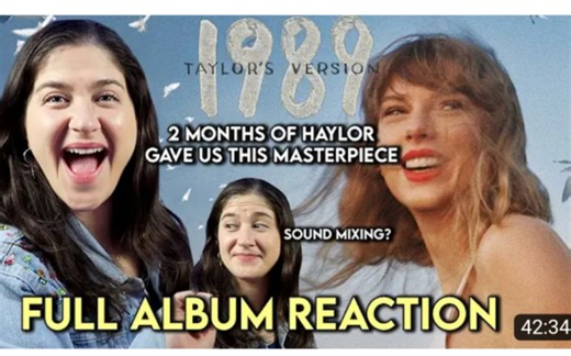 中英双语Lauren Lipman反应流行圣经【reaction Taylor Swift】 泰勒《1989》Taylor' Version反应合集8-2_哔哩哔哩_bilibili