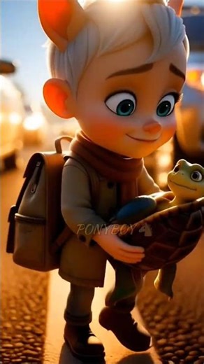 Traffic was moving fast.No one stopped but PONYBOY ❤❤ #ponyboy #shorts #ani