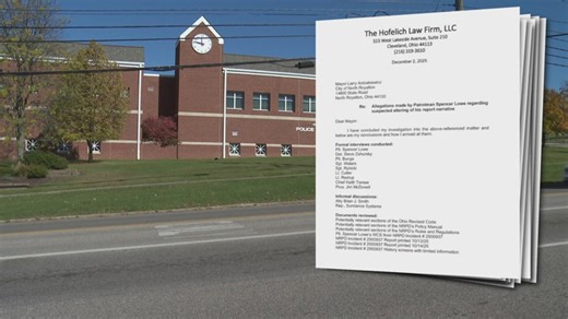 3News investigates: North Royalton police chief cleared in whistleblower probe; union calls investigation a 'sham'