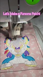 DIY Your Fursona Embroidery Patch. More of these coming soon! #FursonaPatch#Furry #Embroidery