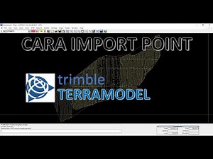 1. Cara Import Point ke Terramodel | belajar Terramodel