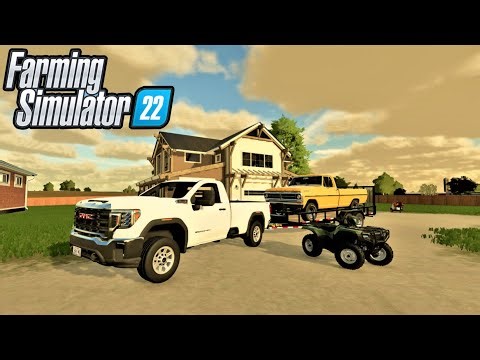 Farming Simulator 22 || NEW 3500 DURAMAX BUILD! FINISHING NEW CAT EYE!