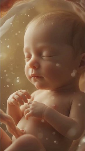 Blue-Eyed Fetus in the Womb | How Baby's Eye Color Develops During Pregnancy 👶💙