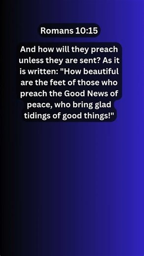 Jesus Saves | Romans 10:15 Daily Bible Verse