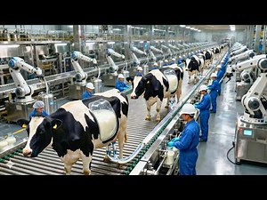 Inside the Milk Processing Plant | From Farm to Bottle (Full Process)