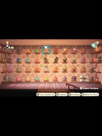 Redecorating the Gyroid Room in Animal Crossing