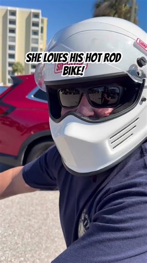 She Loves His Hot Rod Kawasaki KZ!