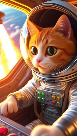 “Cat in Space 🚀🐾 | A Cosmic Adventure” #cat #shorts #marriageproposals #animation #viral #trending